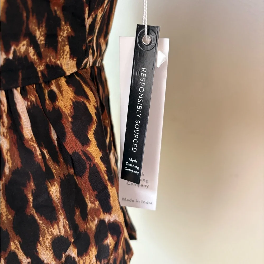 NWT Live 4 Truth Leopard Print Puff Sleeve Blouse - Picture 4 of 11